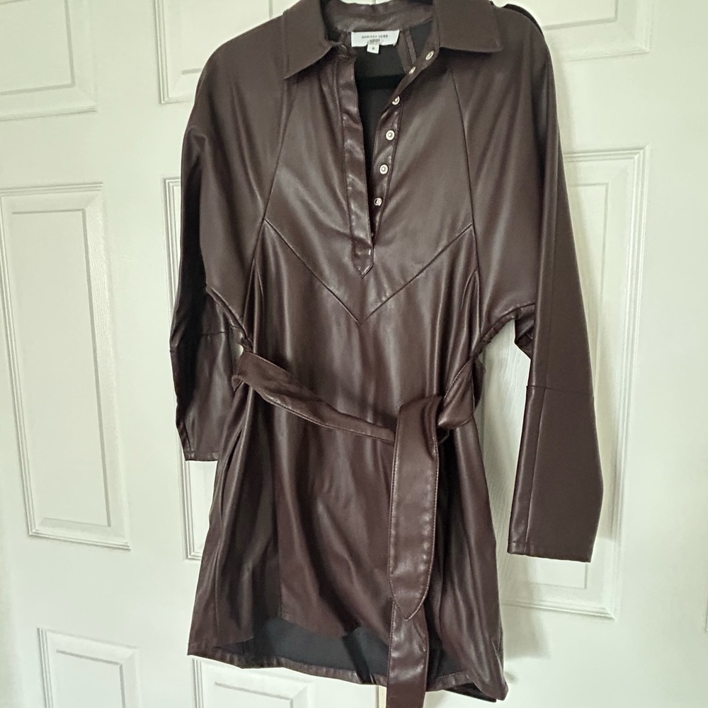 Marissa Webb Dark Brown Leather Jacket